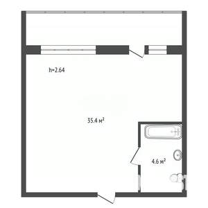 Студия квартира, вторичка, 40м2, 5/10 этаж