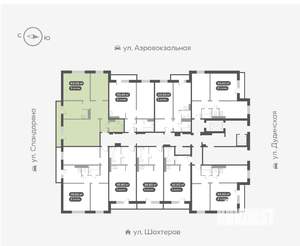 3-к квартира, вторичка, 83м2, 9/17 этаж