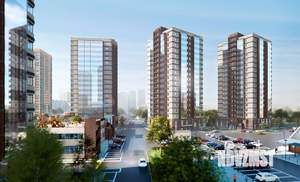 2-к квартира, строящийся дом, 56м2, 19/19 этаж