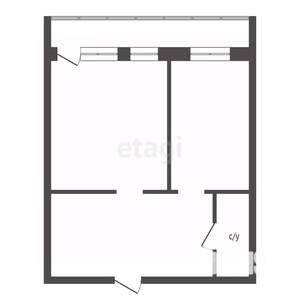 2-к квартира, вторичка, 60м2, 9/19 этаж