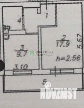 1-к квартира, вторичка, 37м2, 14/16 этаж