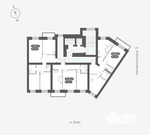 2-к квартира, вторичка, 58м2, 9/15 этаж