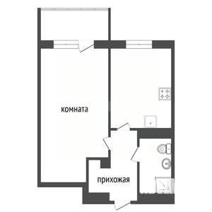 1-к квартира, вторичка, 29м2, 10/25 этаж