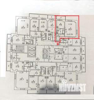 1-к квартира, вторичка, 41м2, 11/26 этаж