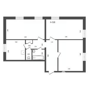 3-к квартира, вторичка, 80м2, 5/5 этаж