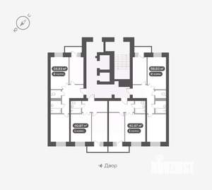 1-к квартира, вторичка, 41м2, 2/16 этаж