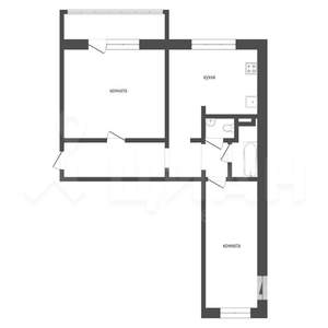 2-к квартира, вторичка, 68м2, 2/10 этаж