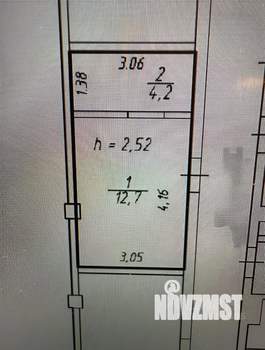 Студия квартира, вторичка, 17м2, 3/17 этаж