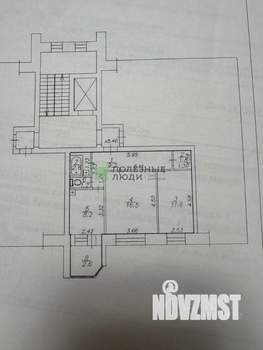 2-к квартира, вторичка, 56м2, 4/10 этаж
