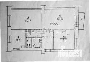 3-к квартира, вторичка, 75м2, 4/5 этаж