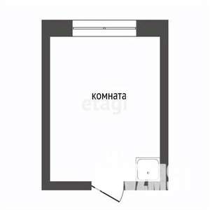 1-к квартира, вторичка, 17м2, 5/5 этаж