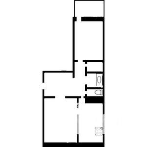 2-к квартира, строящийся дом, 59м2, 15/17 этаж