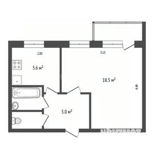 1-к квартира, вторичка, 33м2, 1/9 этаж