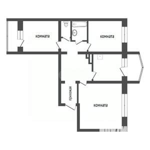 3-к квартира, вторичка, 85м2, 8/17 этаж