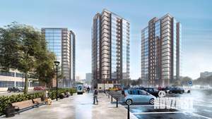 2-к квартира, строящийся дом, 56м2, 11/19 этаж
