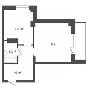 1-к квартира, вторичка, 38м2, 16/19 этаж