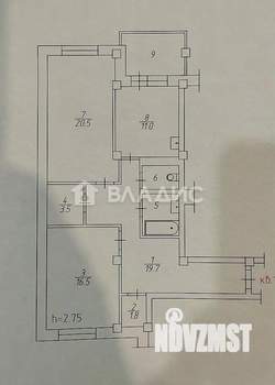 2-к квартира, вторичка, 79м2, 13/16 этаж
