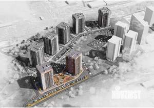 1-к квартира, строящийся дом, 35м2, 16/17 этаж