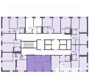 3-к квартира, вторичка, 54м2, 17/17 этаж