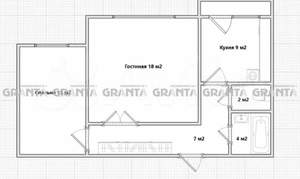 2-к квартира, вторичка, 54м2, 13/14 этаж