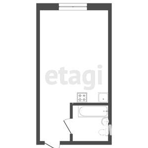 Студия квартира, вторичка, 29м2, 6/13 этаж