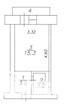 Студия квартира, вторичка, 22м2, 10/10 этаж