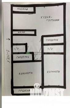 3-к квартира, вторичка, 119м2, 8/11 этаж