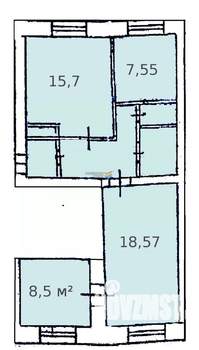 3-к квартира, вторичка, 63м2, 1/5 этаж