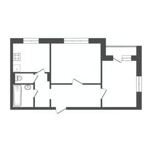 2-к квартира, вторичка, 53м2, 4/10 этаж