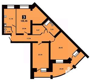 3-к квартира, вторичка, 137м2, 8/10 этаж