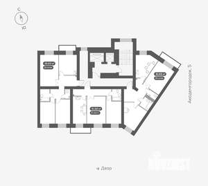 3-к квартира, вторичка, 77м2, 2/15 этаж