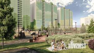 2-к квартира, строящийся дом, 62м2, 7/19 этаж