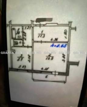 1-к квартира, вторичка, 41м2, 2/10 этаж