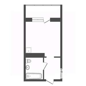 Студия квартира, вторичка, 18м2, 17/19 этаж