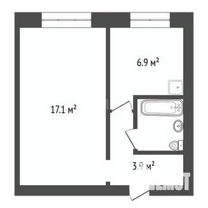 1-к квартира, вторичка, 31м2, 1/5 этаж