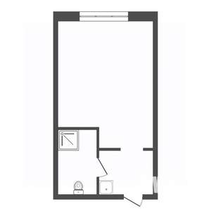 Студия квартира, вторичка, 19м2, 4/5 этаж