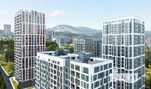 2-к квартира, строящийся дом, 56м2, 24/24 этаж