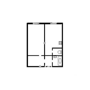 1-к квартира, вторичка, 42м2, 8/10 этаж