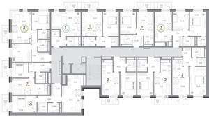 2-к квартира, вторичка, 50м2, 9/17 этаж