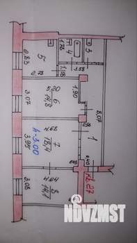 3-к квартира, вторичка, 75м2, 2/5 этаж