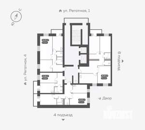 3-к квартира, вторичка, 92м2, 11/16 этаж