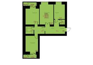 3-к квартира, вторичка, 100м2, 2/18 этаж