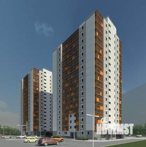 2-к квартира, строящийся дом, 57м2, 16/17 этаж