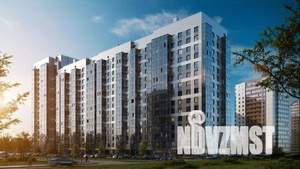 1-к квартира, строящийся дом, 52м2, 4/19 этаж