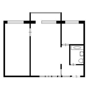 2-к квартира, вторичка, 46м2, 3/5 этаж