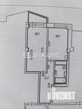 1-к квартира, вторичка, 42м2, 8/10 этаж
