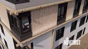 2-к квартира, строящийся дом, 55м2, 9/23 этаж