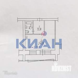 Студия квартира, вторичка, 35м2, 8/11 этаж