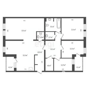 3-к квартира, вторичка, 68м2, 11/25 этаж