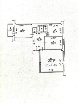 3-к квартира, вторичка, 73м2, 8/9 этаж